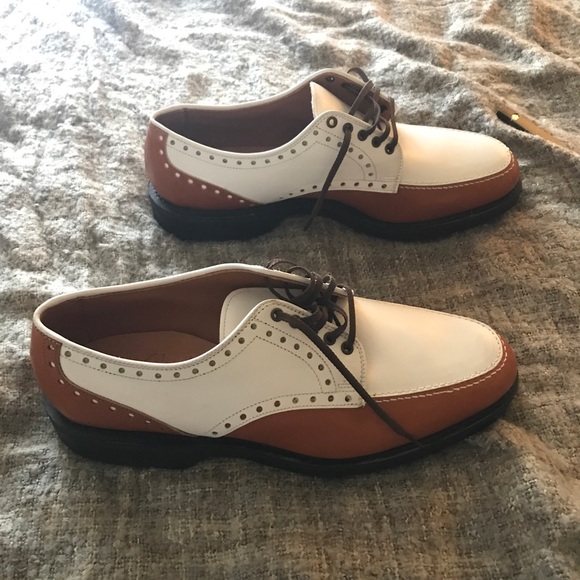 Rare Vintage Allen Edmonds Devonshire Golf Shoes - Picture 2 of 6